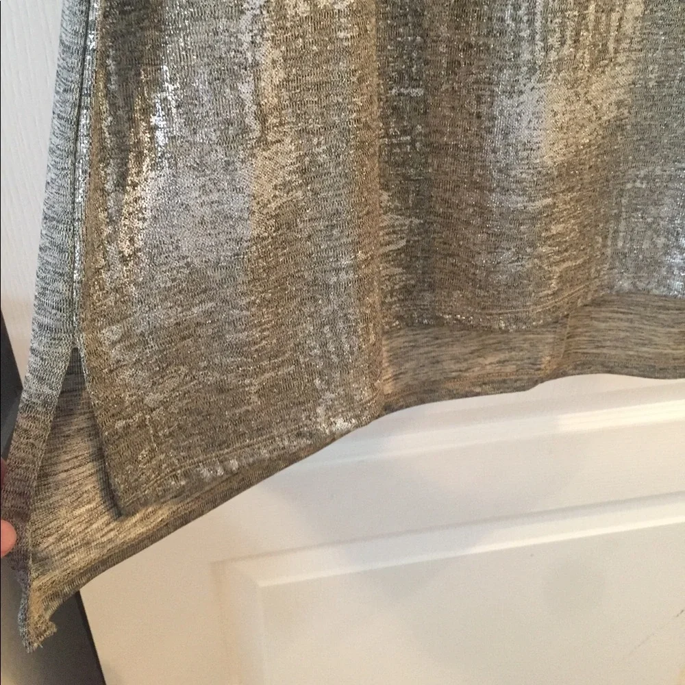 3x Silver & Gray Metallic Tunic Tee - Picture 5 of 9